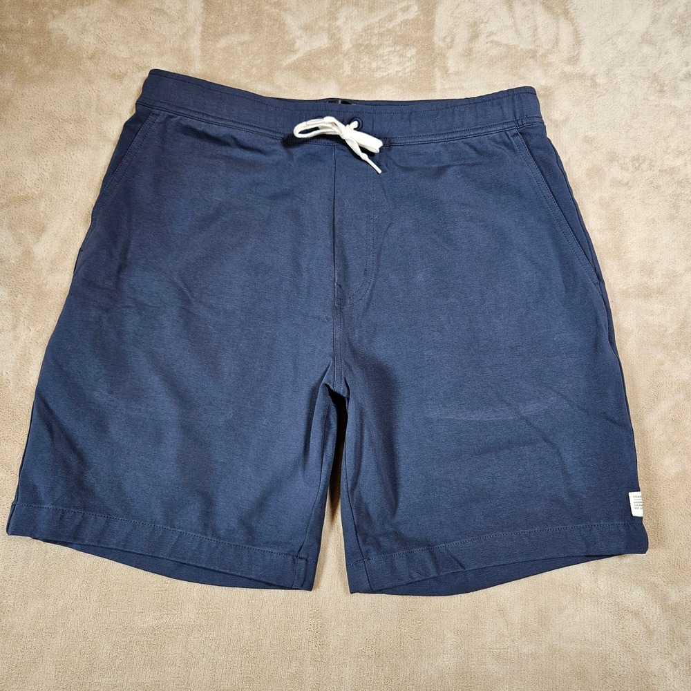 TravisMathew Cloud Track Shorts Men Medium Navy Blue 1MAB081 Drawstring Casual
